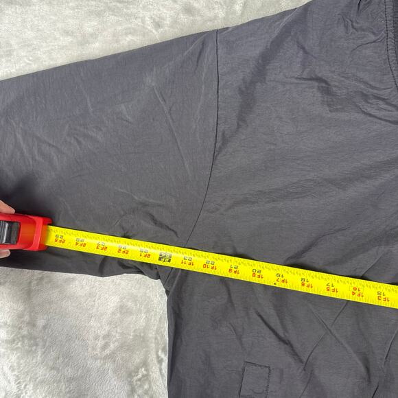 Vintage Hershey’s logo Mens L black Russell Pullover Nylon Windbreaker - Picture 6 of 7